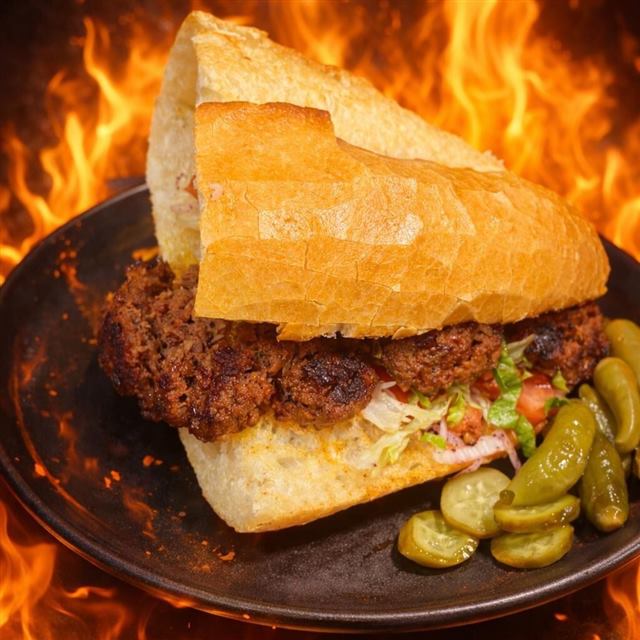 Ekmek Arası Köfte – Köfte in bread | Look Döner Mahmutlar