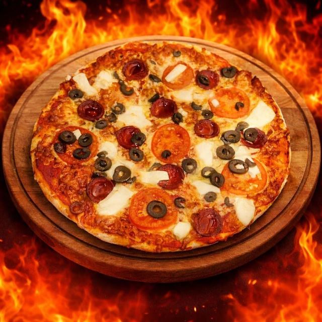 Sucuklu Pizza – Sucuk pizza | Look Döner Mahmutlar