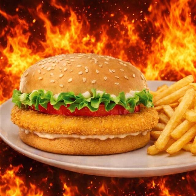 Tavuk Burger – Chicken burger | Look Döner Mahmutlar