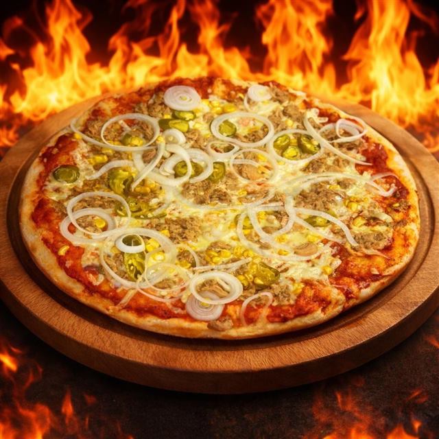 Ton Balıklı Pizza – Tuna pizza | Look Döner Mahmutlar