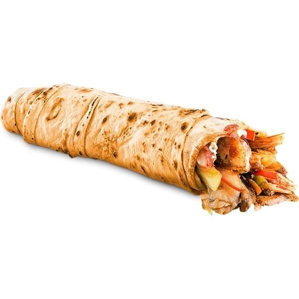Vejetaryen Dürüm – Vegetarian wrap | Look Döner Mahmutlar