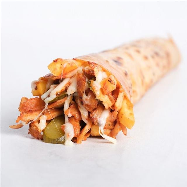 Vejetaryen Peynirli Dürüm – Vegetarian wrap with cheese | Look Döner Mahmutlar